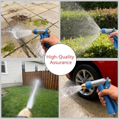 Garden Hose Nozzle, High Pressure Water Hose Nozzle Heavy Duty