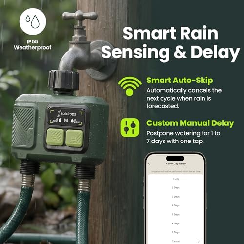 WiFi Water Timer Smart Irrigation Controller with Gateway