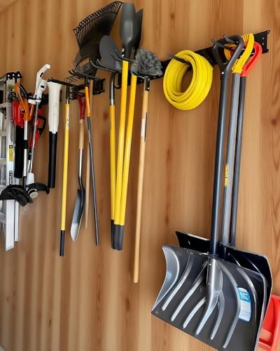 PIYILO 64 in Garage Tool Organizer Wall Mount, Adjustable Tool Storage Rack