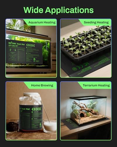 BN-LINK Seedling Heat Mats for Seed Starting Plants Germination Hydroponic