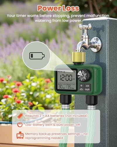 Water Timer for Outdoor Garden Hose, Sprinkler Timer for Garden