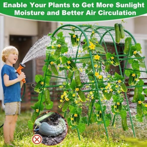 Garvee Garden Arch Trellis for Raised Beds, 4 FT