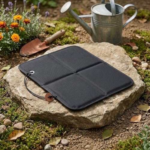 Folding Garden Kneeler and Seat for Seniors, Thickened Knee Pad for