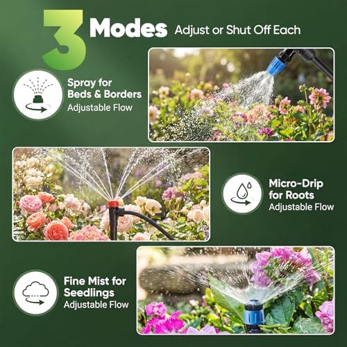 Drip Irrigation System for Garden, 230FT Watering Kit