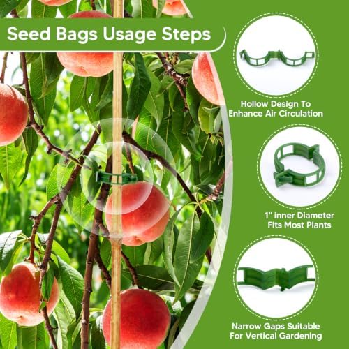 Seed Storage Organizer Box with 4 Compartments, Metal Seed Saving Container with Lockable Lid and Safety Locks, Includes 50 Envelopes, 100 Plant Labels, 50 Clips and Marker (Olive Green)