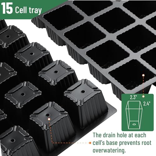Mr. Pen- Seed Starter Tray Kits, 10 Set, Total 150 Cells
