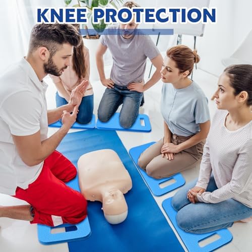 40 Pcs Garden Kneeling Pad Garden Knee Pad Thick Foam Knee Mat Waterproof Cushion for Kneeling Multi Functional and Church Kneeler for Praying, Baby Bath, Yoga, 15.4 x 6.7 Inch (Classic Color)