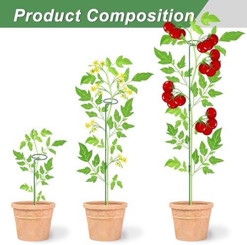 36 Inch Plant Stakes Tall, Three Sizes (12 or 24 or 36 Inch)