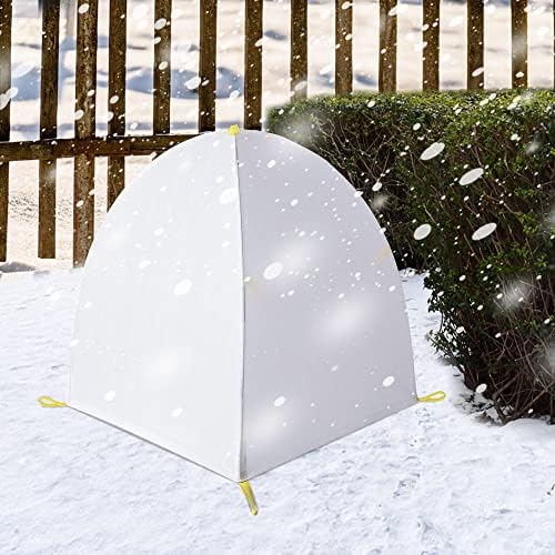 35 x 35 x 39 Inch Warm Plant Protection Tent, Winter Shrub Frost Covers