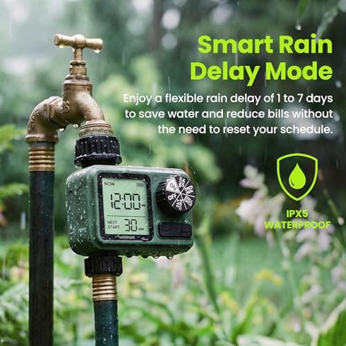 Garden Hose Sprinkler Timer 1 or 2 Outlet Programmable Controller