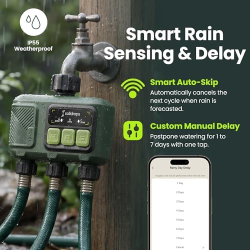 WiFi Water Timer Smart Irrigation Controller with Gateway