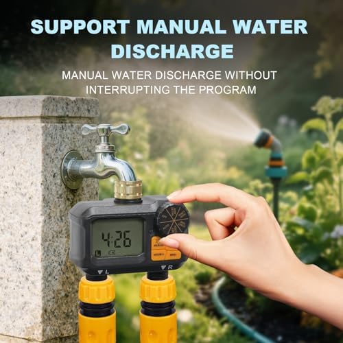 2 Zone Timed Sprinkler Water Timer