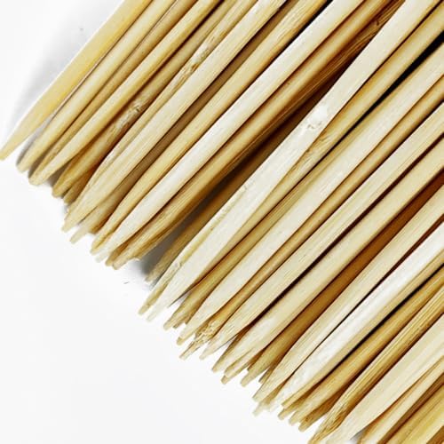 100PCS 18" Wooden Garden Stakes with 100PCS 4" Garden Ties, Green Bamboo Sticks, Floral Plant Support, Tomato Stakes (Natural)