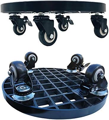 Planter Caddy Plant Stand with Locking Wheels Heavy Duty Outdoor Indoor 13 Inch 450 Lbs Capacity