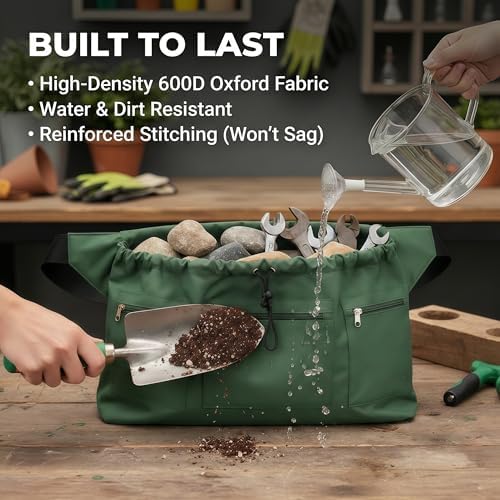 Garden Apron Tool Belt, Waist Organizer Set
