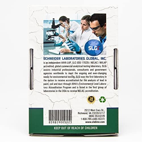 Lead Test Kit in Paint, Dust, or Soil 10PK (1 Bus. Day) Schneider Labs