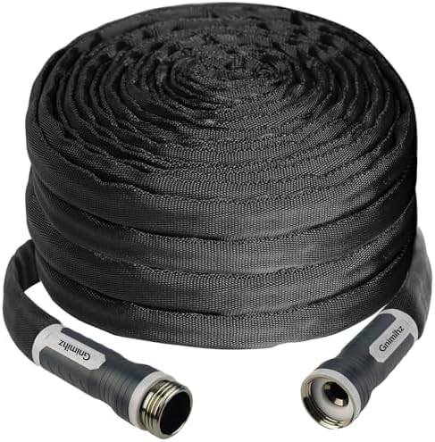 Garden Hose 75 ft, Made of TPE (BetterThan PVC/Hybrid Polymer), Lightweight yet Durable Water Hose with Ergonomic Grip, Drinking Water Safe Material, All-Weather, 3/4" GHT Fittings