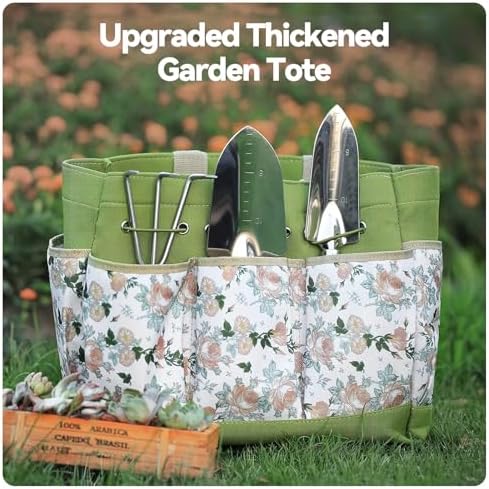 Heavy Duty Gardening Tools with Handbag, Gardening Gifts for Women