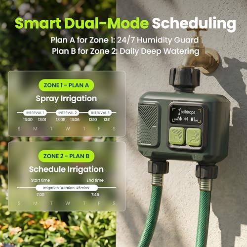 WiFi Water Timer Smart Irrigation Controller with Gateway