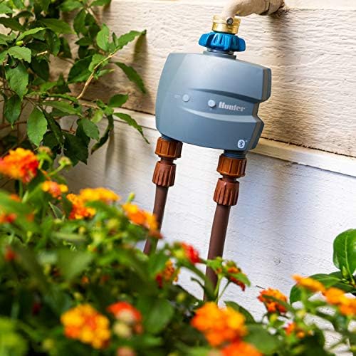 Hunter BTT Bluetooth Hose Timer, Sprinkler Timer for Garden Hose, 2-Zone