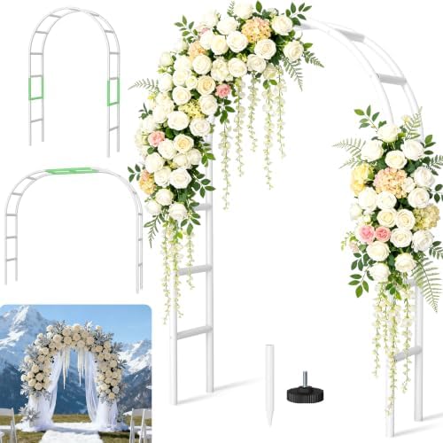 Thickened Rustproof Garden Arch Metal Trellis for Climbing Plants