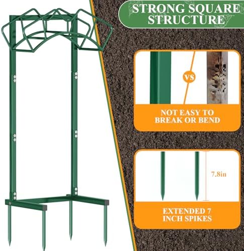 Super Stable Garden Hose Holder, Water Hose Reel holds 160ft, Green
