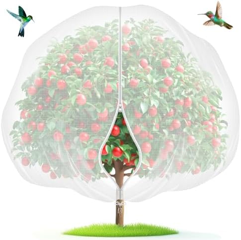 4'x6' Fruit Tree Netting with Zipper & Drawstring