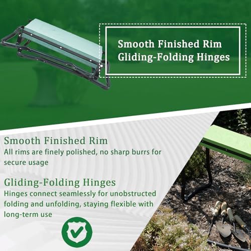Foldable Portable Knee Stools Gardening Bench Garden Kneeler Seat