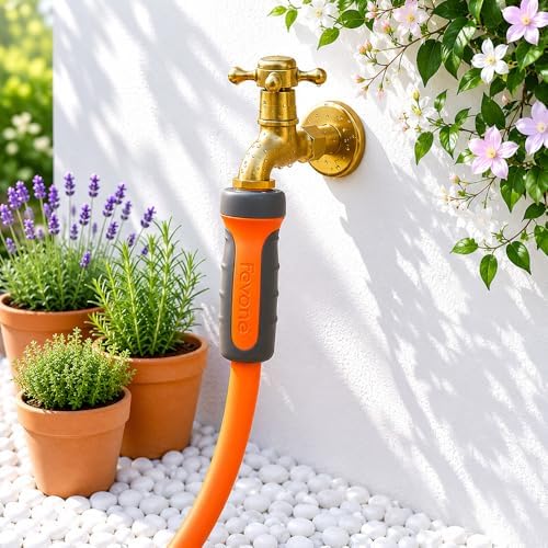 Heavy Duty Garden Hose 80 ft, Hybrid Polymer Water Hose