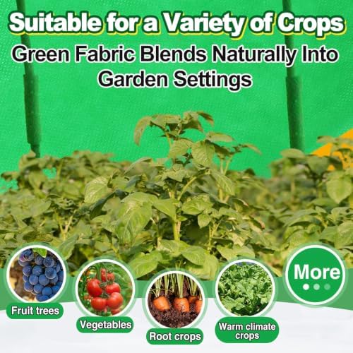 2.0 oz/yd² Plant Covers Freeze Protection, 10 x 20 ft, Green