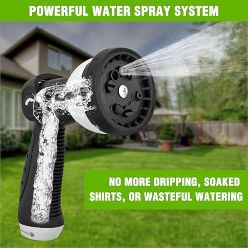 Garden Hose Nozzle Heavy Duty ABS Water Hose Sprayer for Outdoor
