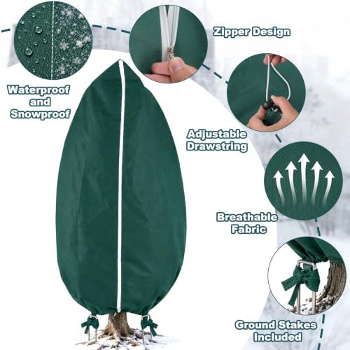 Plant Freeze Protection Covers for Winter Plants Gardens Frost, Sun, Pests