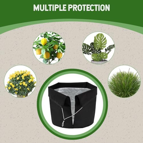 2PCS Plant Winter Protection Pot, 16.9"x19.2" Plant Frost Protection Cover
