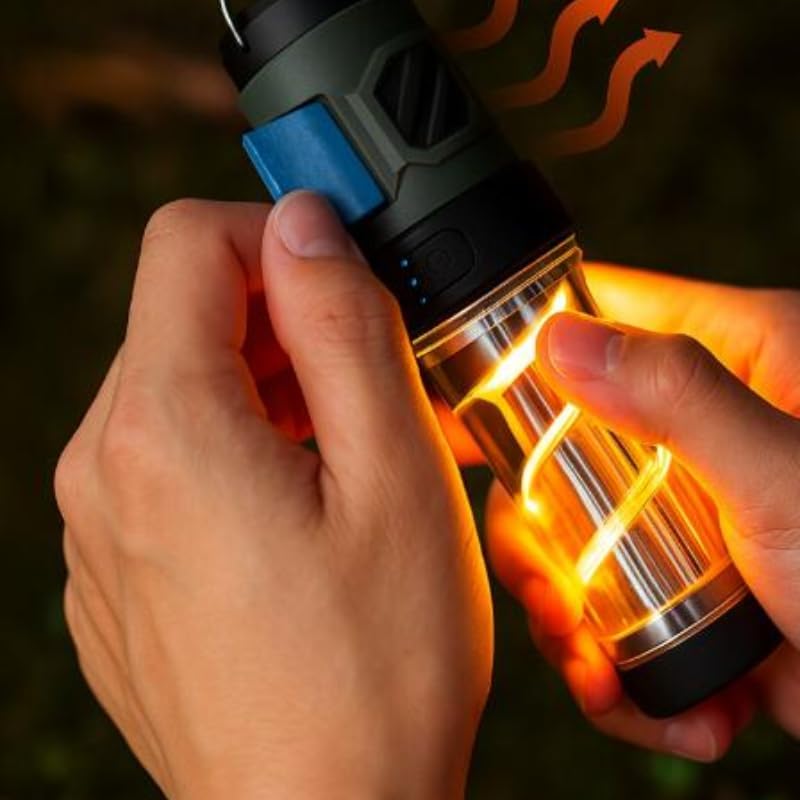 Repelix Portable Camping Light - Repelix M Pro New & Improved 2025 Model (Black-1PCS)