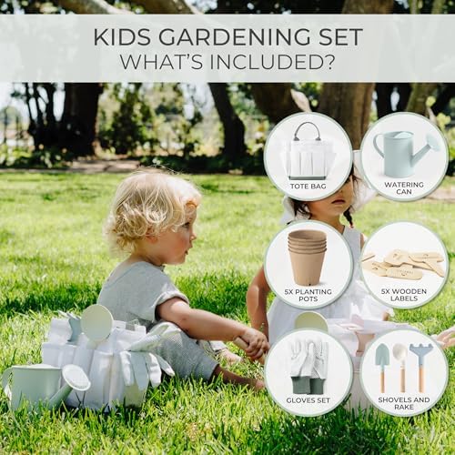 The Ultimate Kids Gardening Set - Safe Toddler Tools for Outdoor Fun