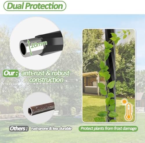 Garden Arch Trellis - 47"L*71"W*87"H, Trellis for Climbing Plants Outdoor