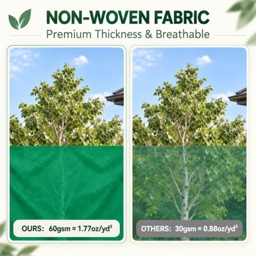 Plant Covers Freeze Protection, 4PCS 31.5''x47.3'' Tree Covers for Winter