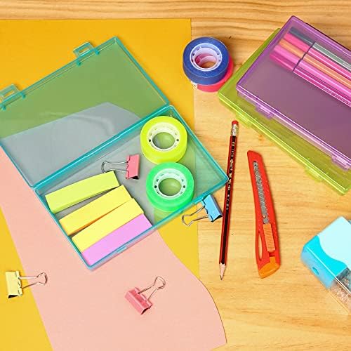 Photo Storage Box 4x6, 18 Inner Extra Large Photo Case Large Photo Organizer Acid-Free Photo Box Storage Photo Keeper Photo Storage Case, Plastic Craft Storage Box for Photo Stickers Stamps Seeds