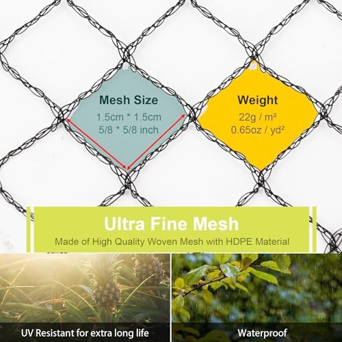 Bird Netting for Garden Protection, Anti Bird Mesh Garden Netting