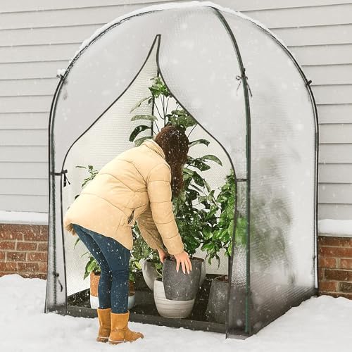 SUNYRISY Greenhouse for Outdoor/Indoor, Bubble Film Greenhouses