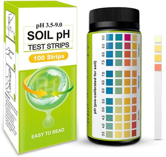 Sper Scientific 310007 Soil pH Test Strips - Quick and Accurate Testing for Home Gardening, Farming & Landscaping - Measures pH 3.5 to 9.0-100 Easy-to-Use Strips for Optimal Plant Growth - 2 pc