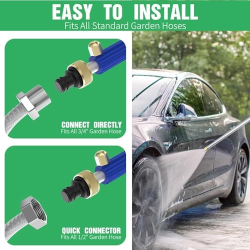 AgiiMan 18 Inch High Pressure Jet Nozzle for Garden Hose