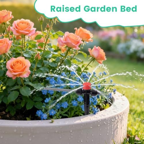 Drip Irrigation System Kit for Garden Watering, 240 ft, Quick-Connect