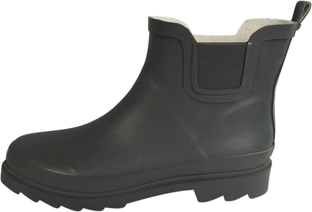 NORTY - Womens Ankle Rain Boots - Ladies Waterproof Winter Spring Garden Boot runs ½ size large