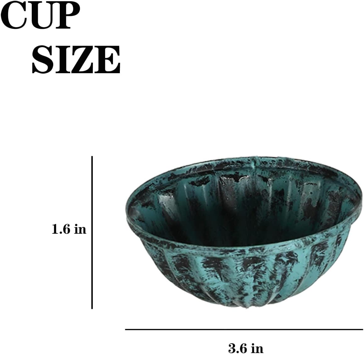 Iron Dragonfly Rain Chain for Gutters, 8.5-Feet Length, Distressed Blue