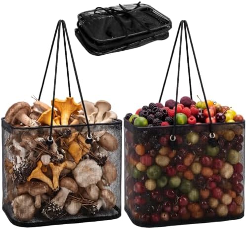 2 Pack Fall Thanksgiving Berry Picking Basket Black Garden Harvest Basket