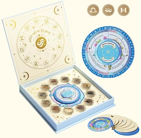 Lush&Dew Zodiac Garden Seed Bank Air Signs, Gardening Gifts for Women Men