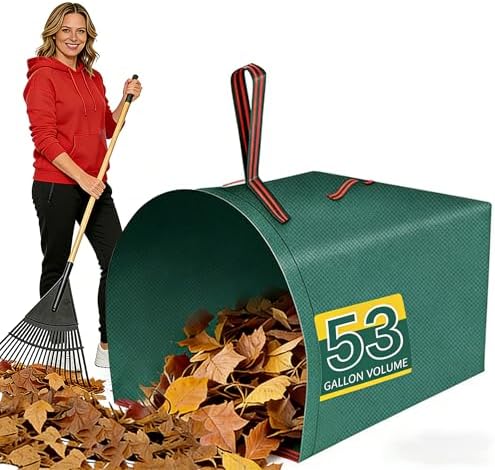 53 Gallon leaf bags reusable yard waste bags leaf bag,It can be used to Cleaning fallen leaves, weeds, and yard trash,toys and camping supplies, or for moving