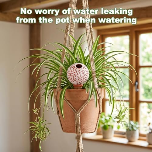 4-Pack Terracotta self-Watering Stakes for Indoor Plants