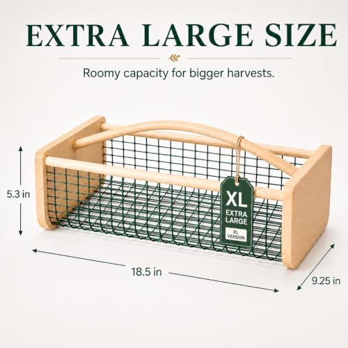 Extra Large Garden Harvest Basket for Vegetables